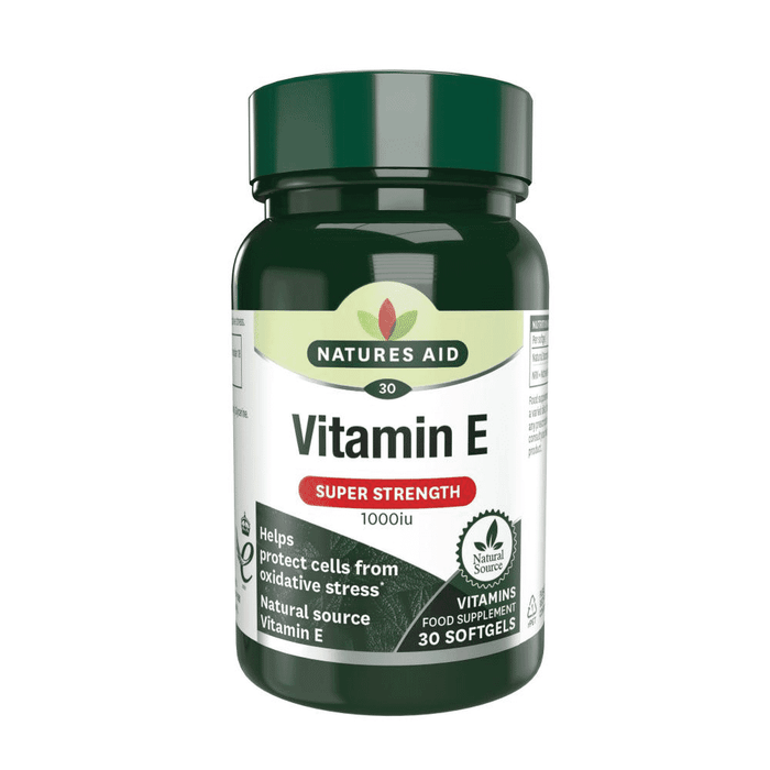 Natures Aid Vitamin E (Super Strength) 1000iu 30s
