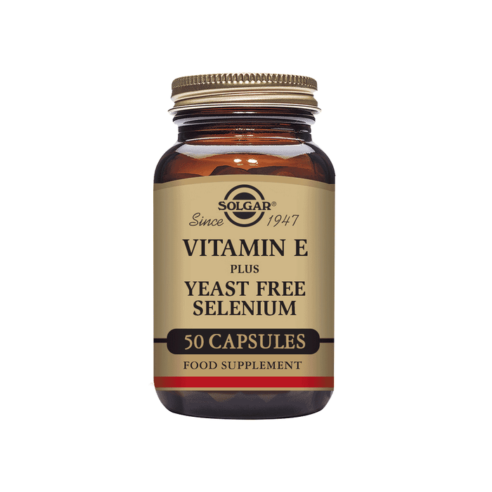 Solgar Vitamin E with Yeast Free Selenium 50s
