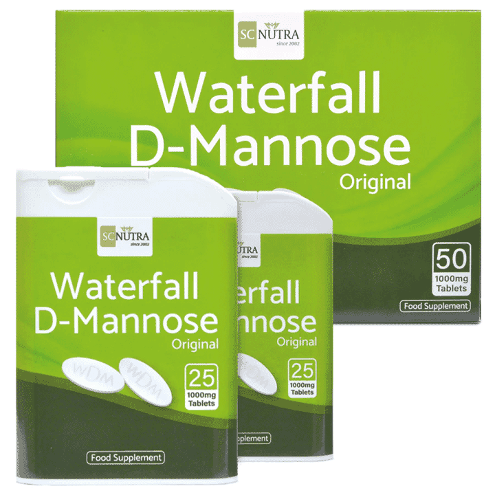 Waterfall Files Sweet Cures Waterfall D-Mannose Original 1000mg 50s | Dennis the Chemist