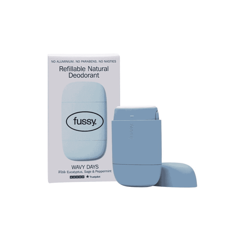 Fussy Wavy Days Refillable Natural Deodorant Starter Pack 40g