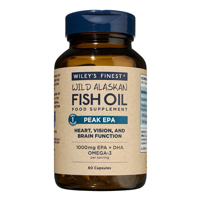 Wiley's Finest Wild Alaskan Fish Oil Peak EPA 1000mg 60s - Dennis the Chemist