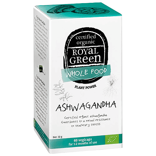 Royal Green Wholefood Ashwagandha 60s