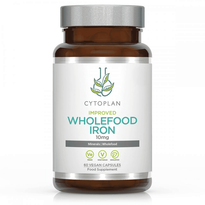 Cytoplan Wholefood Iron 10mg 60s