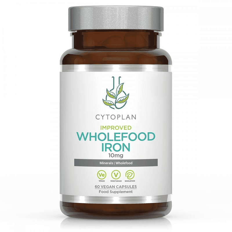 Cytoplan Wholefood Iron 10mg 60s