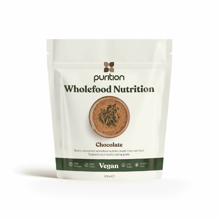 Purition Wholefood Nutrition Chocolate Vegan 250g - Dennis the Chemist