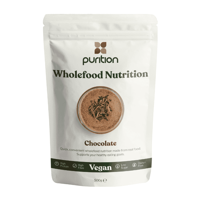 Purition Wholefood Nutrition Chocolate Vegan 500g