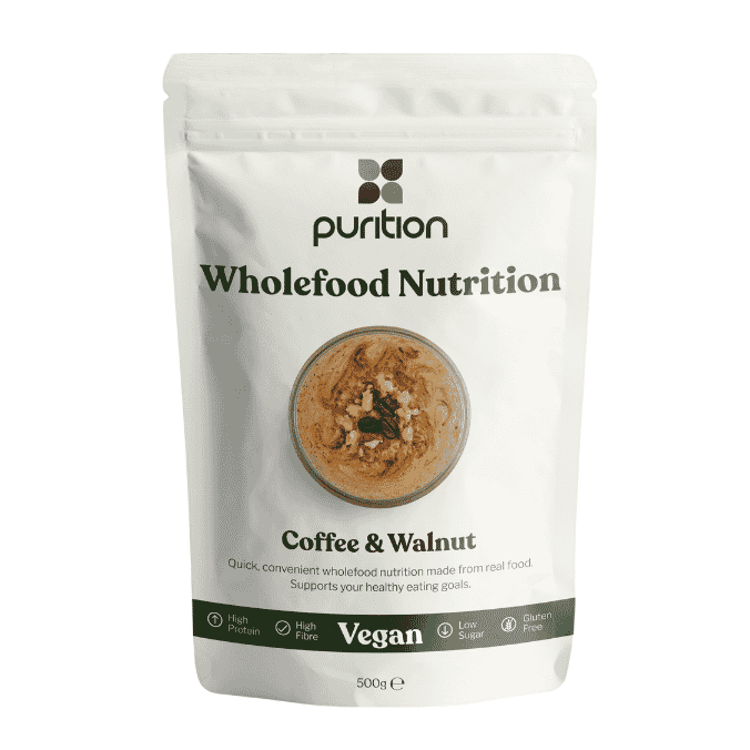 Purition Wholefood Nutrition Coffee & Walnut Vegan 500g