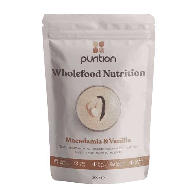 Purition Wholefood Nutrition Macadamia & Vanilla 500g