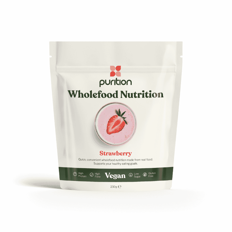 Purition Wholefood Nutrition Strawberry Vegan 250g