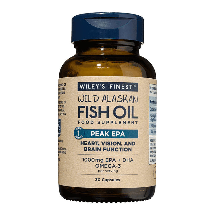 Wiley's Finest Wild Alaskan Fish Oil Peak EPA 1000mg 30s