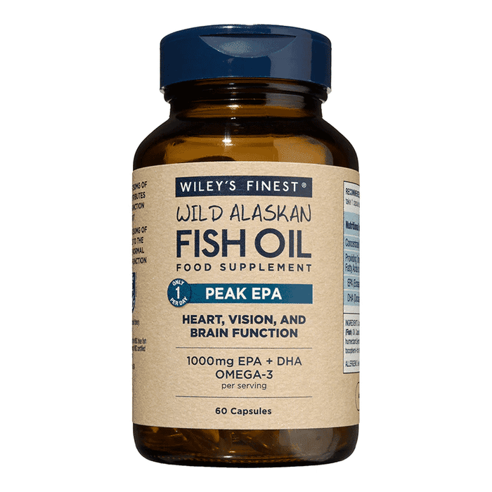 Wiley's Finest Wild Alaskan Fish Oil Peak EPA 1000mg 60s