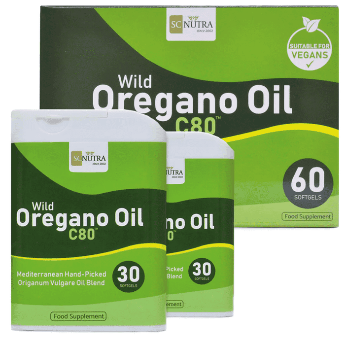 Sweet Cures Wild Oregano Oil C80 60s