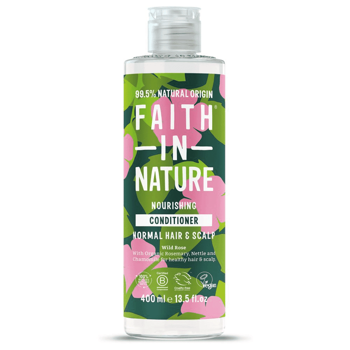 Faith In Nature Wild Rose Conditioner Normal Hair & Scalp (Nourishing) 400ml