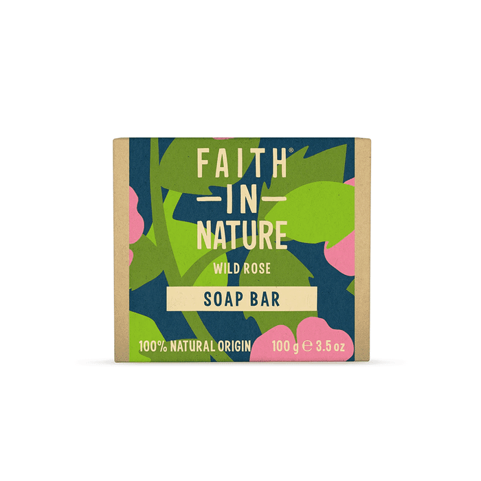 Faith In Nature Wild Rose Soap Bar 100g