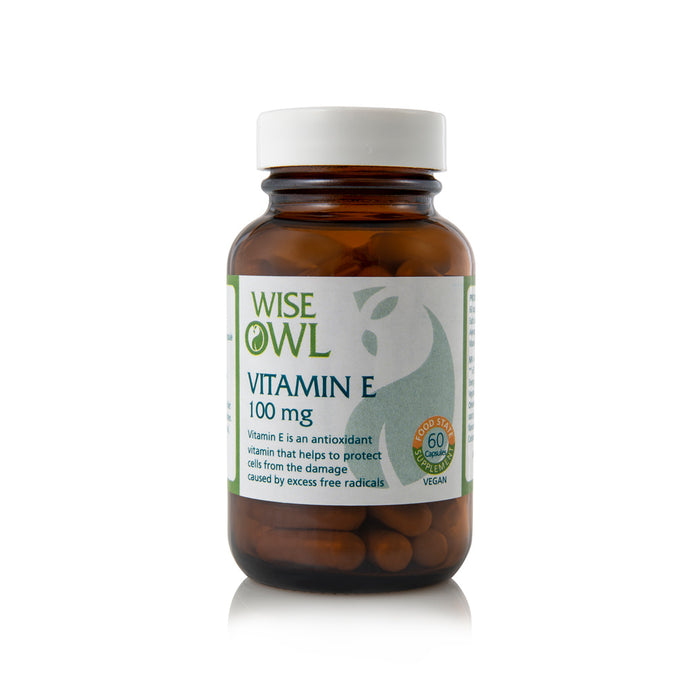 Wise Owl Vitamin E 100mg 60's - Dennis the Chemist