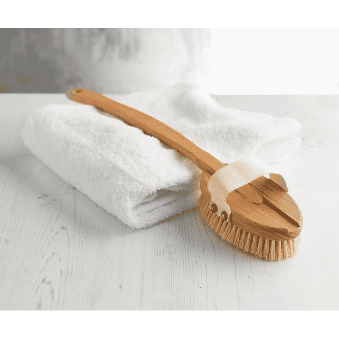 ecoLiving Wooden Bath Brush with Replaceable Head