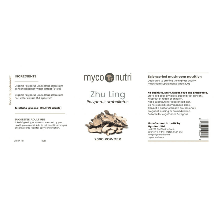 MycoNutri Zhu Ling Powder 250g - Dennis the Chemist