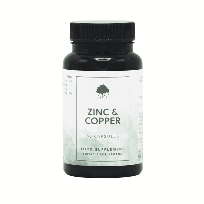 G&G Vitamins Zinc & Copper 60s