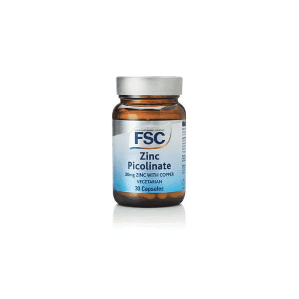 FSC (The Food Supplement Company) Zinc Picolinate 30mg with Copper 30s