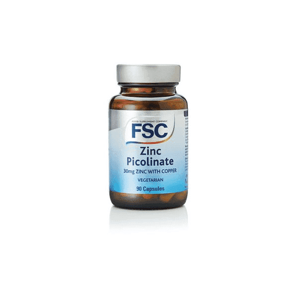 FSC (The Food Supplement Company) Zinc Picolinate 30mg with Copper 90s