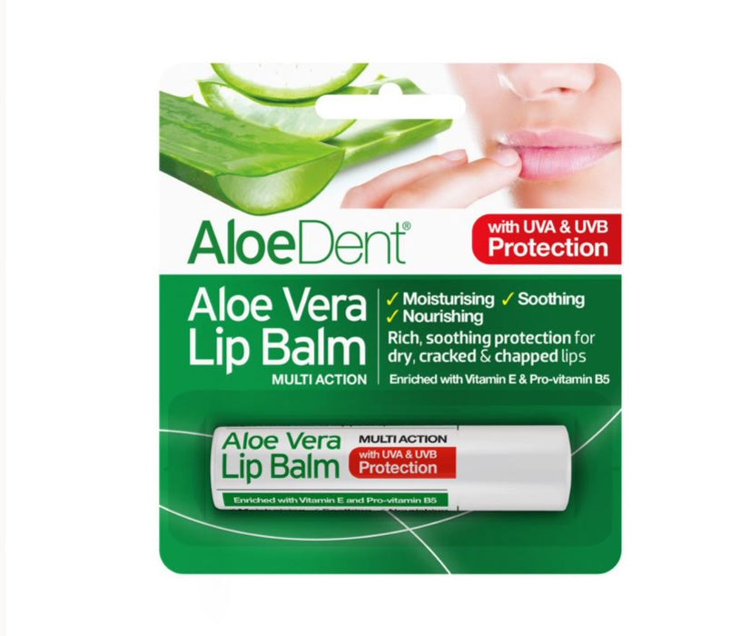 Aloe Dent Aloe Vera Lip Balm 4g - Dennis the Chemist
