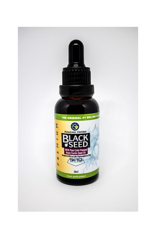 Premium Black Seed 100% Pure Cold-Pressed Black Cumin Seed Oil 30ml - Dennis the Chemist
