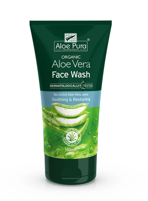 Aloe Pura Organic Aloe Vera Face Wash 150ml - Dennis the Chemist