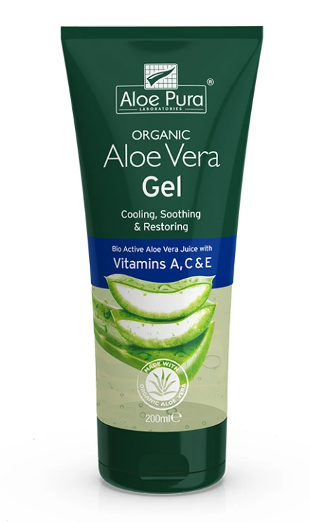 Aloe Pura Organic Aloe Vera Gel + Vitamins A,C & E 200ml - Dennis the Chemist