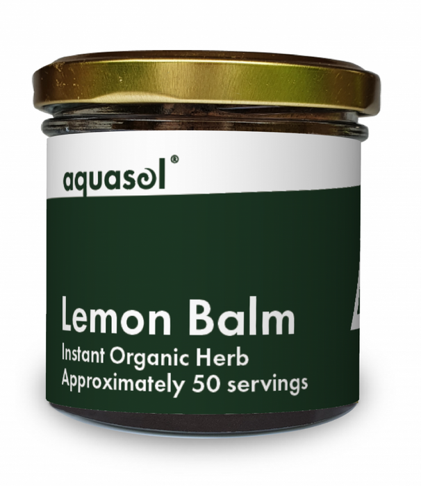 AquaSol Lemon Balm Instant Organic Herb 20g - Dennis the Chemist