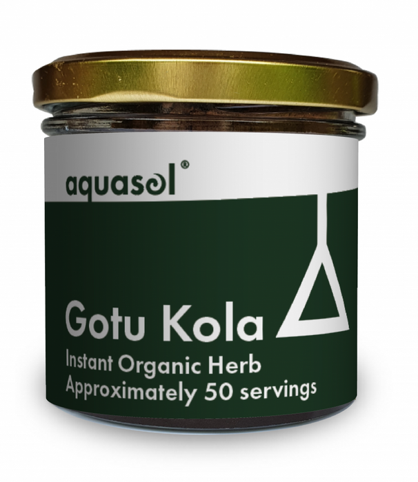 AquaSol Gotu Kola Instant Organic Herb 20g - Dennis the Chemist