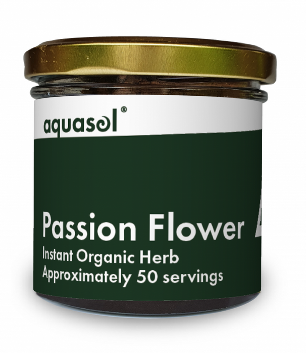 AquaSol Passion Flower Instant Organic Herb 20g - Dennis the Chemist