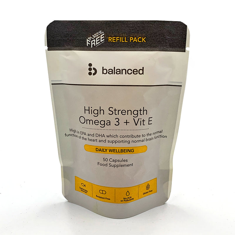 High Strength Omega 3 Plus Vit E (Refill Pack) 50's - Dennis the Chemist