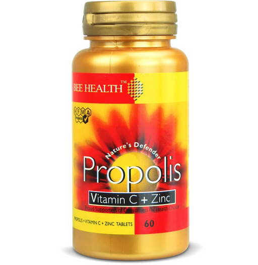 Bee Health Propolis Vitamin C + Zinc Tablets 60's - Dennis the Chemist