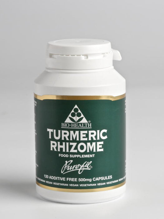Bio-Health Turmeric Rhizome 120's - Dennis the Chemist