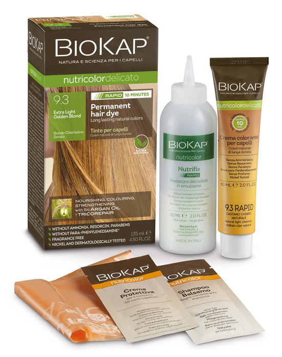 BioKap 9.3 Extra Light Golden Blond Permanent Hair Dye 135ml - Dennis the Chemist