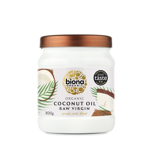 Biona Organic Raw Virgin Coconut Oil 800g - Dennis the Chemist