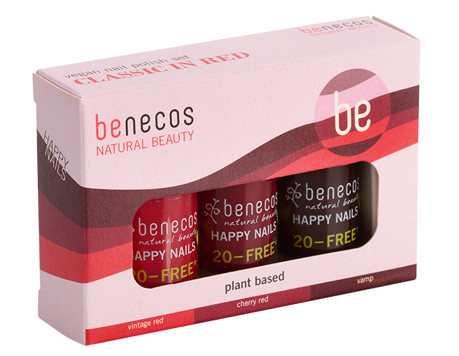 Benecos Classic in Red Nail Gift Set 3x5ml - Dennis the Chemist