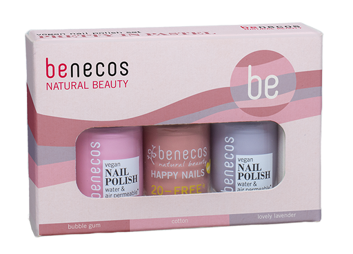 Benecos Pretty In Pastel Nail Gift Set 3x5ml - Dennis the Chemist