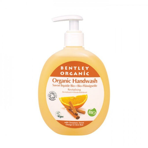 Bentley Organic Organic Handwash Revitalising with Cinnamon, Sweet Orange & Clove Bud 250ml - Dennis the Chemist