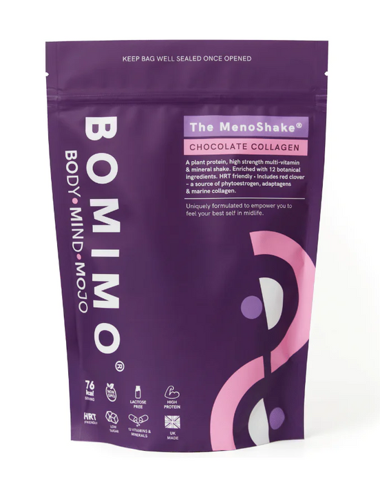 Bomimo The MenoShake Chocolate Collagen 500g - Dennis the Chemist