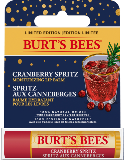 Burts Bees Cranberry Spritz Moisturizing Lip Balm (Gift) - Dennis the Chemist