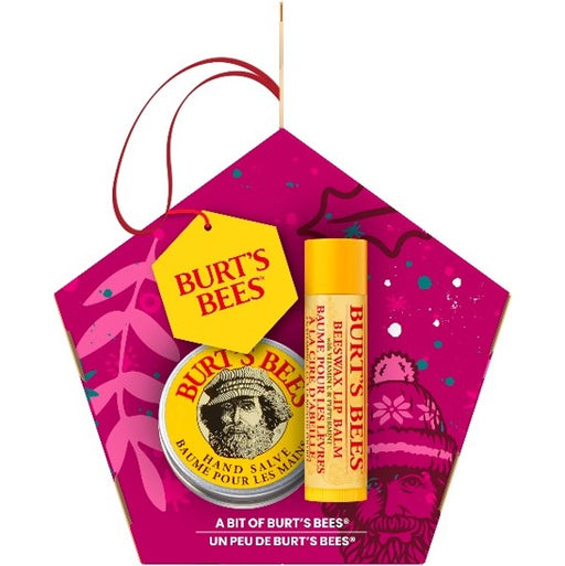Burts Bees A Bit Of Burts' Bees Beeswax Lip Balm with Hand Salve Christmas Gift Set - Dennis the Chemist