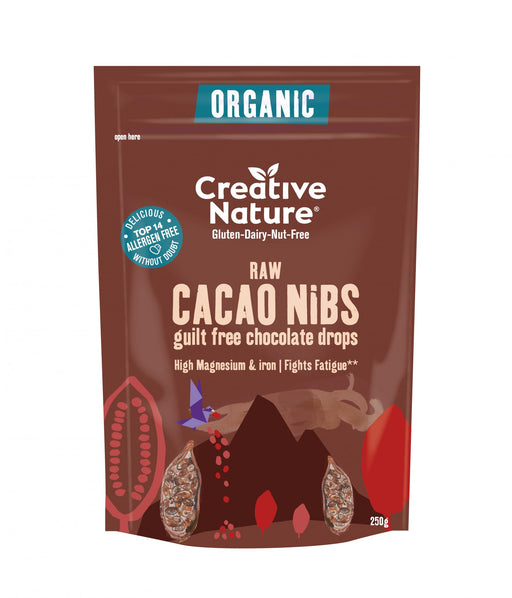 Creative Nature Raw Cacao Nibs (Organic) 250g - Dennis the Chemist