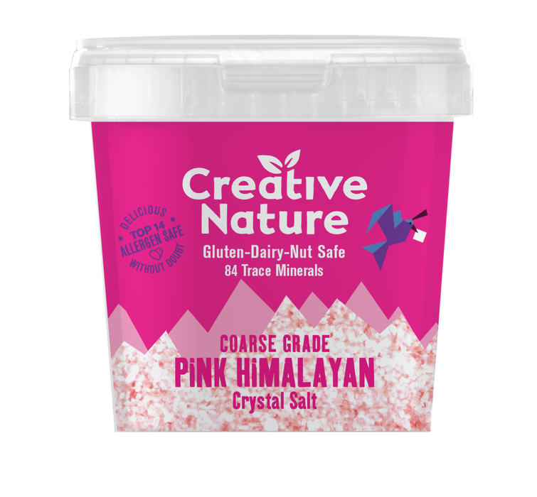 Creative Nature Pink Himalayan Crystal Salt (Coarse Grade) 300g - Dennis the Chemist