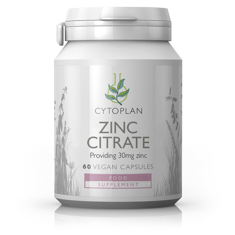 Zinc Citrate 30mg 60's - Dennis the Chemist