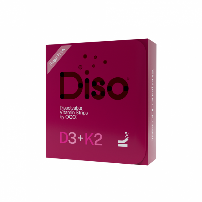 Diso D3+K2 Dissolvable Vitamin Strips 30's - Dennis the Chemist