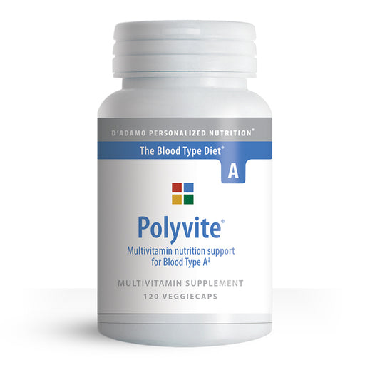 Polyvite Multivitamin Support for Type A 120's - Dennis the Chemist