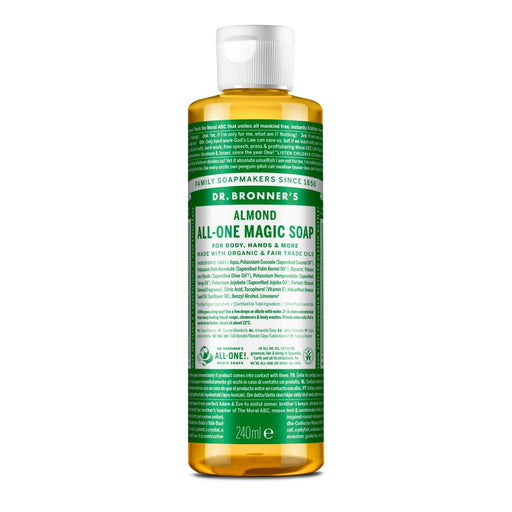 Dr Bronner's Magic Soaps Almond All-One Magic Soap 240ml - Dennis the Chemist