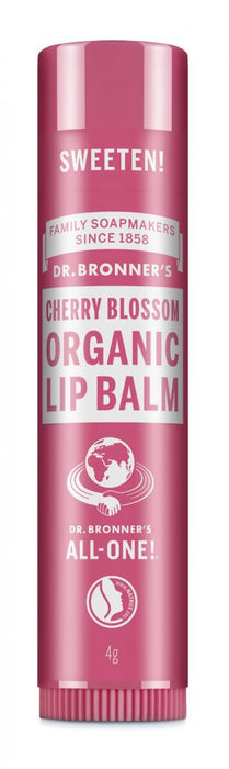 Dr Bronner's Magic Soaps Organic Lip Balm Cherry Blossom 4g - Dennis the Chemist