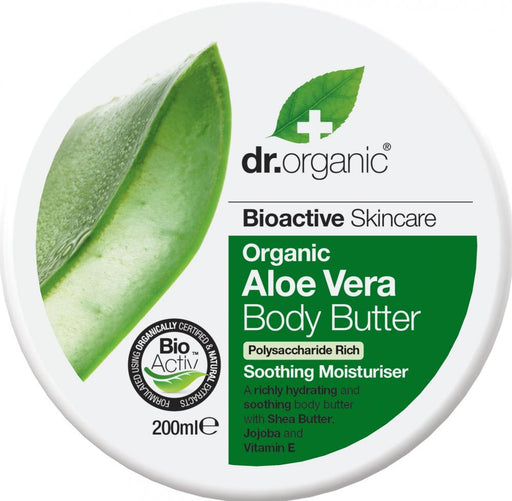 Dr Organic Organic Aloe Vera Body Butter 200ml - Dennis the Chemist